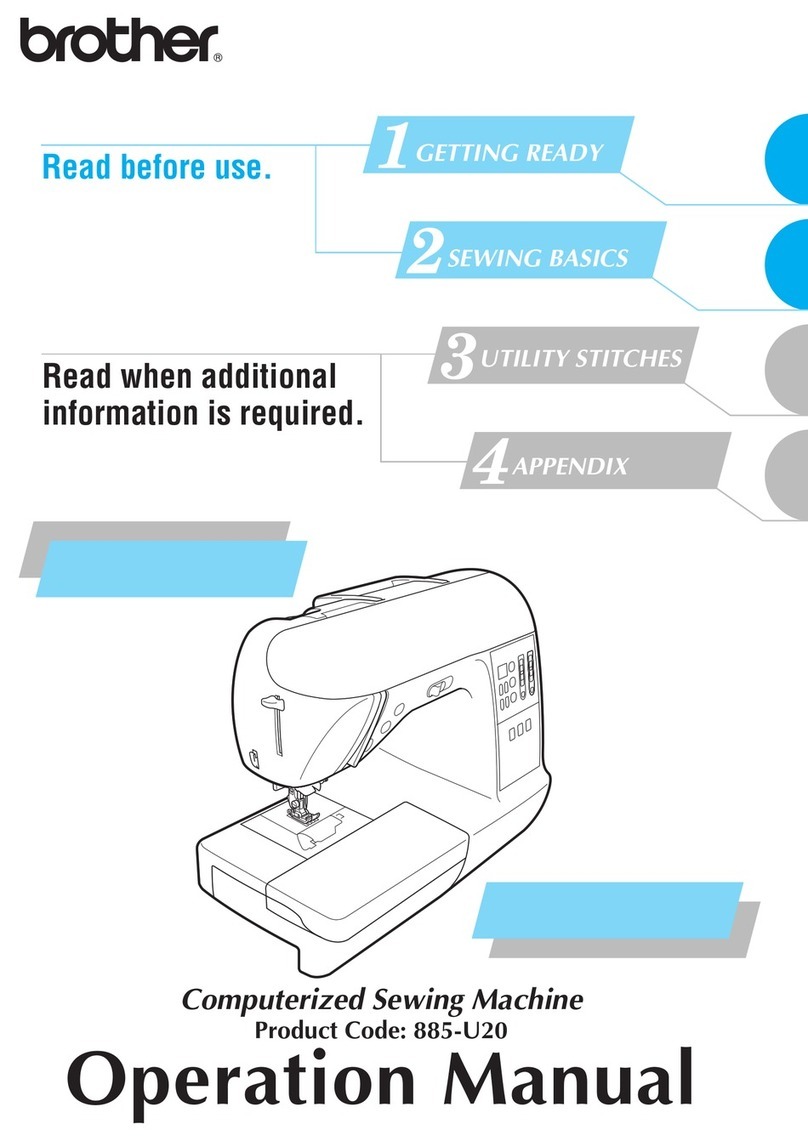 Brother 885-U20 Operation manual