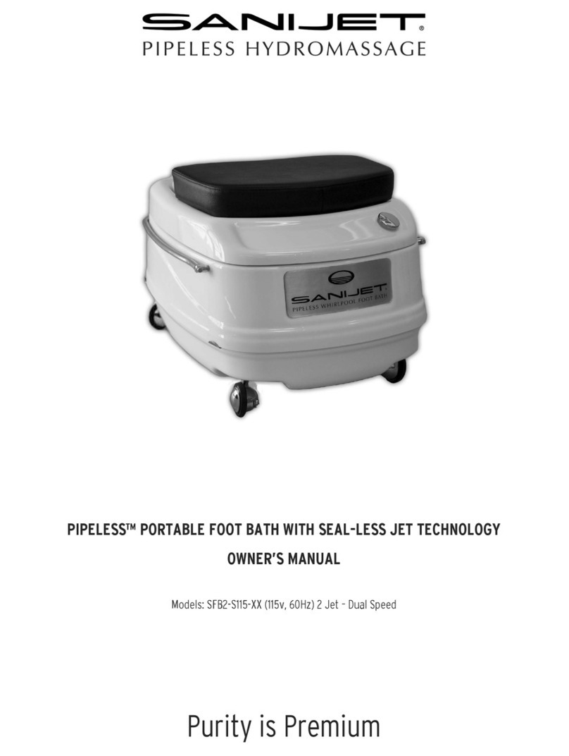Sanijet PIPELESS SFB2-S115-XX owner's manual