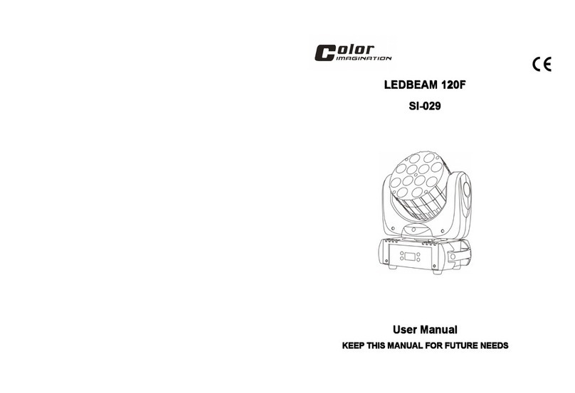 Color imagination LEDBEAM 120F SI-029 user manual