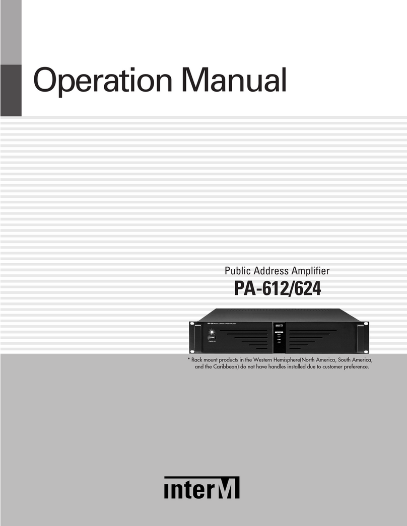 Inter-m PA-612 Operation manual