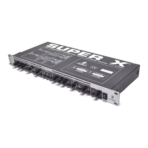 Behringer Super X CX 2300 User manual
