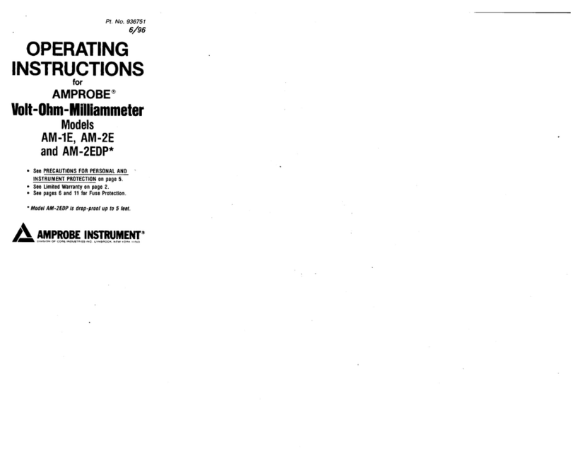 Amprobe AM-1E User manual