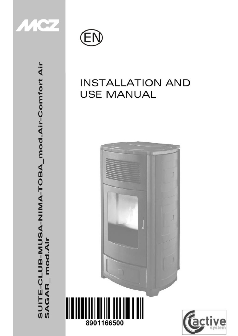 MCZ heater Installation and use manual
