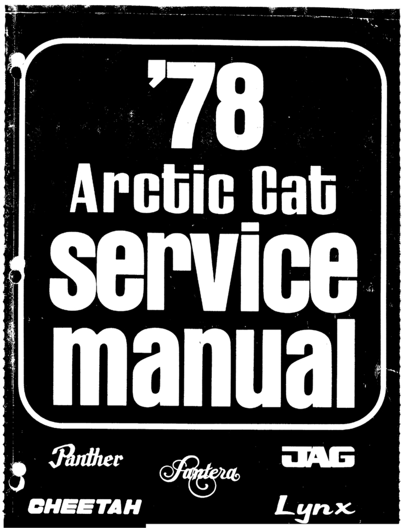 Arctic Cat 1978 Panther User manual