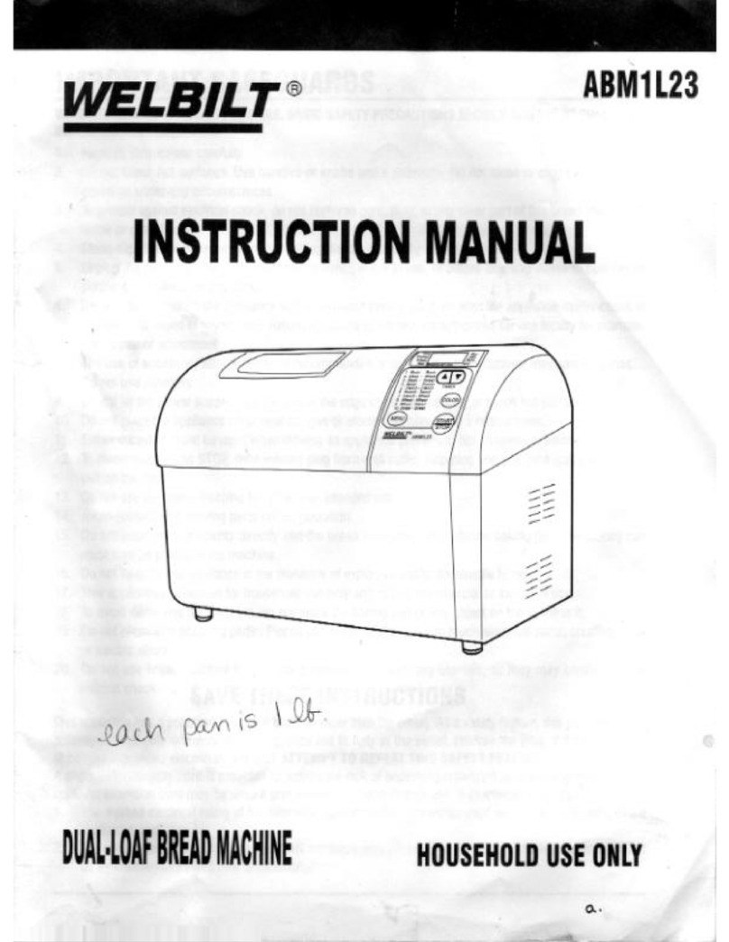 Welbilt ABM1L23 instruction manual