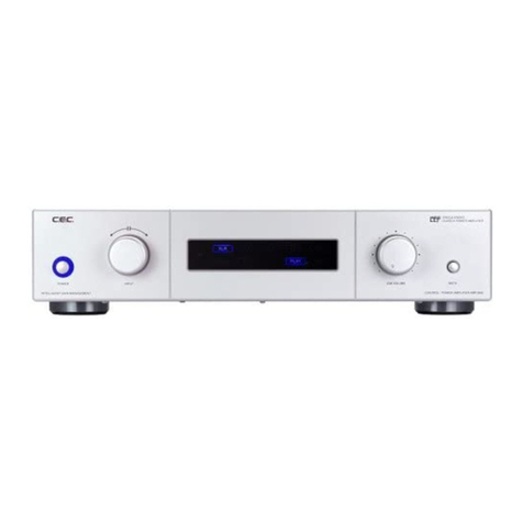 cec AMP3800 owner's manual