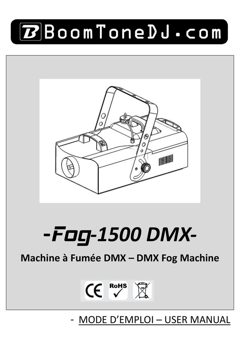 BoomToneDJ Fog-1500 DMX user manual