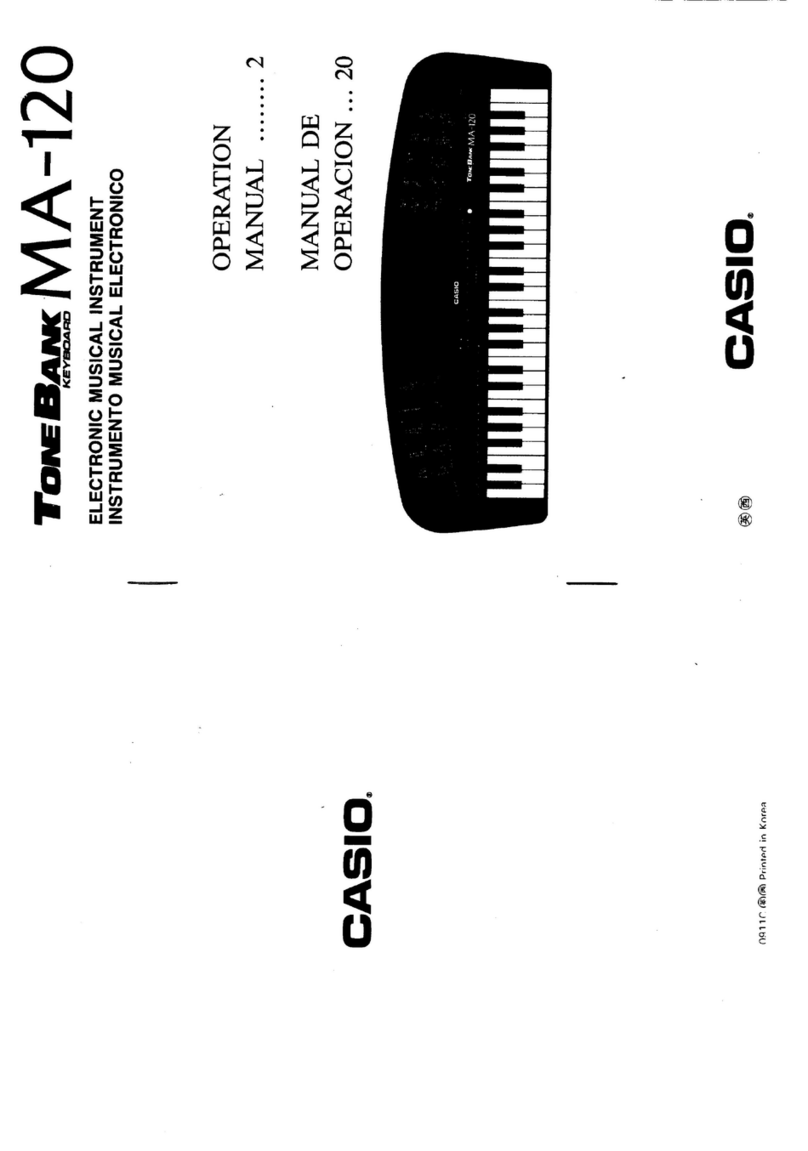 Casio MA-120 User manual