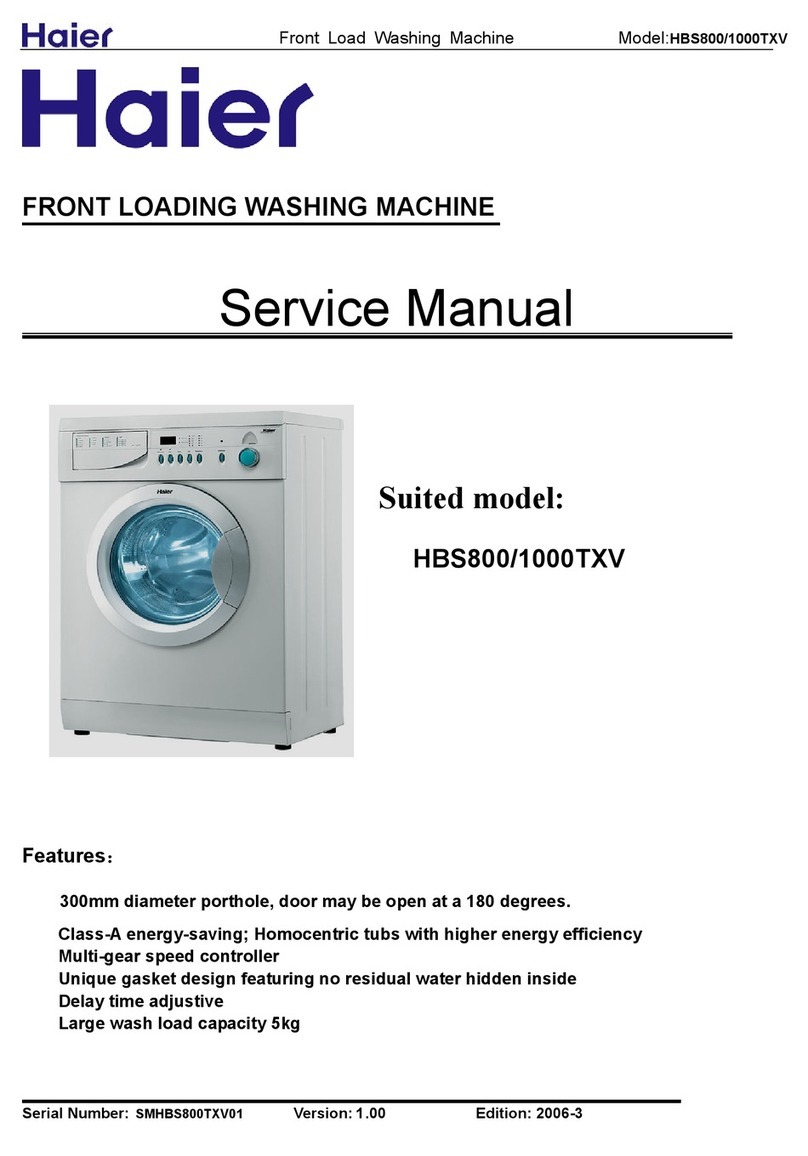 Haier HBS800 User manual Haier HBS800 User manual