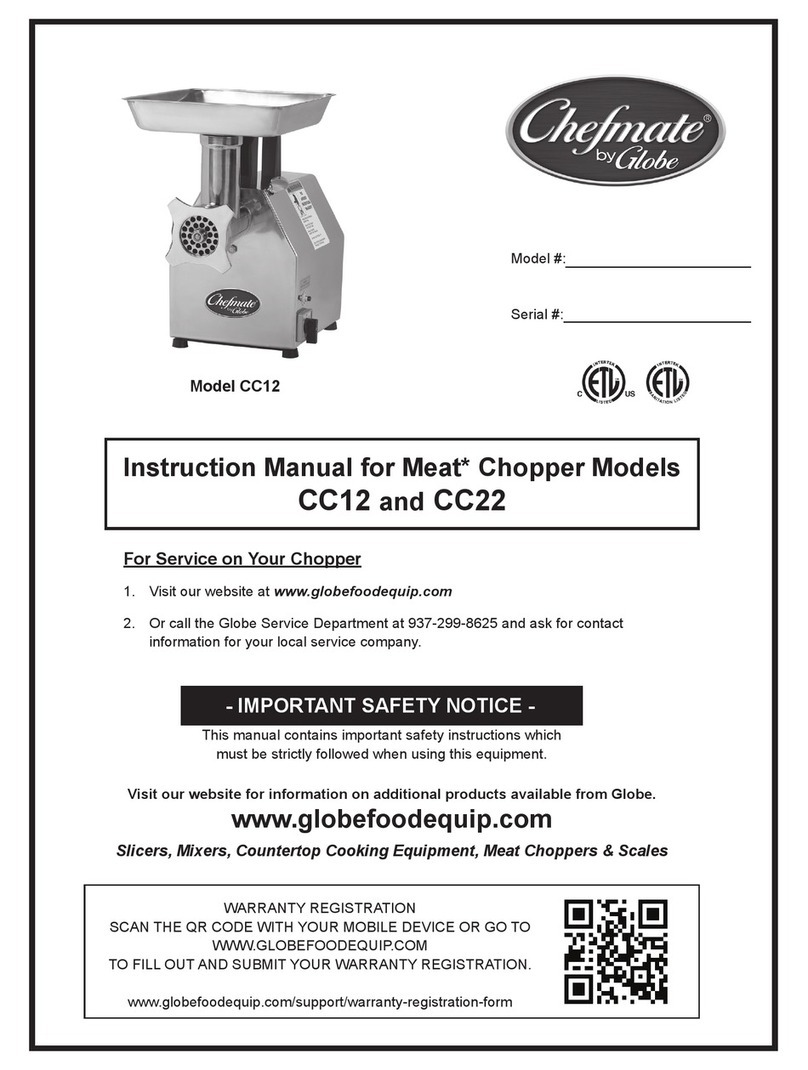 Chefmate CC12 instruction manual