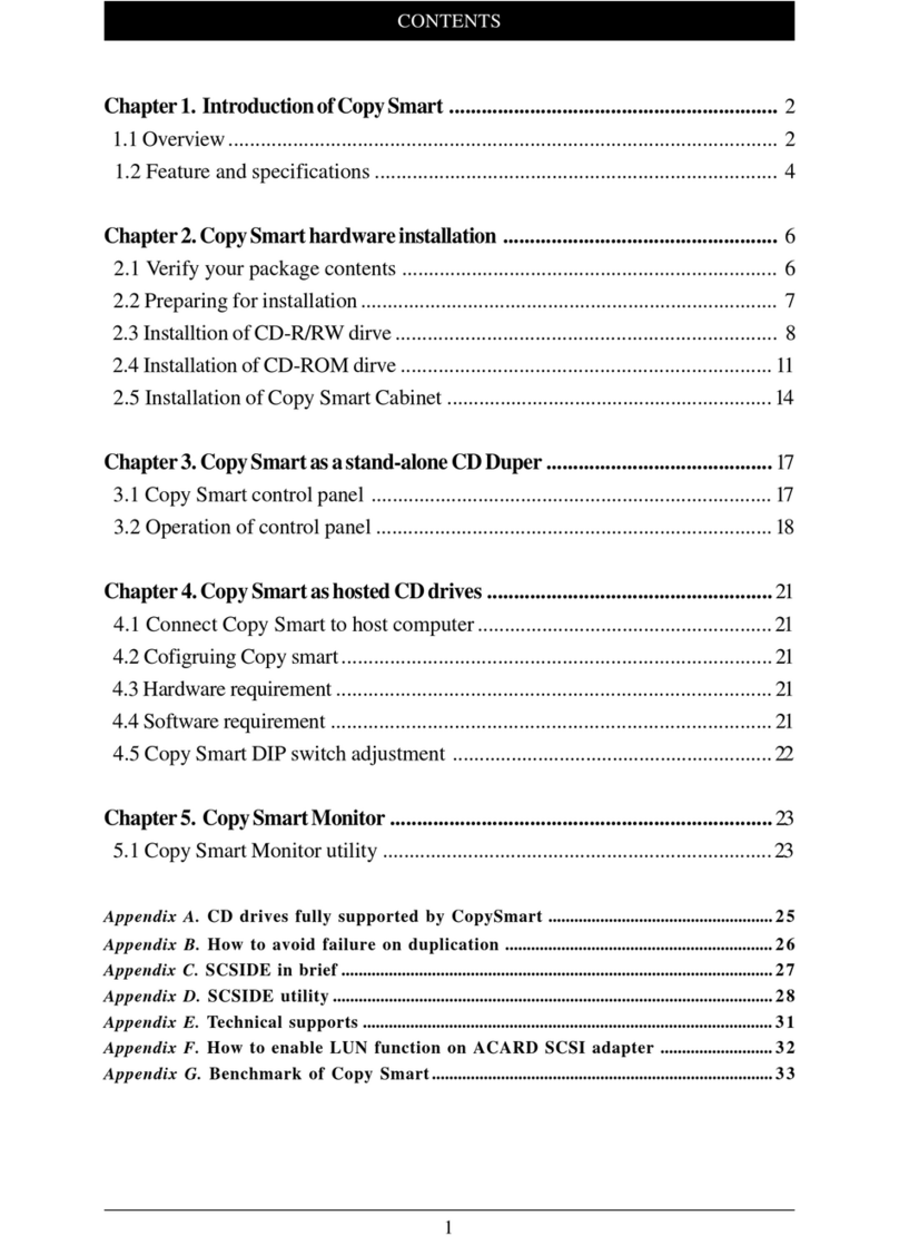 Acard ARS-2020 Copy Smart user guide Acard ARS-2020 Copy Smart user guide