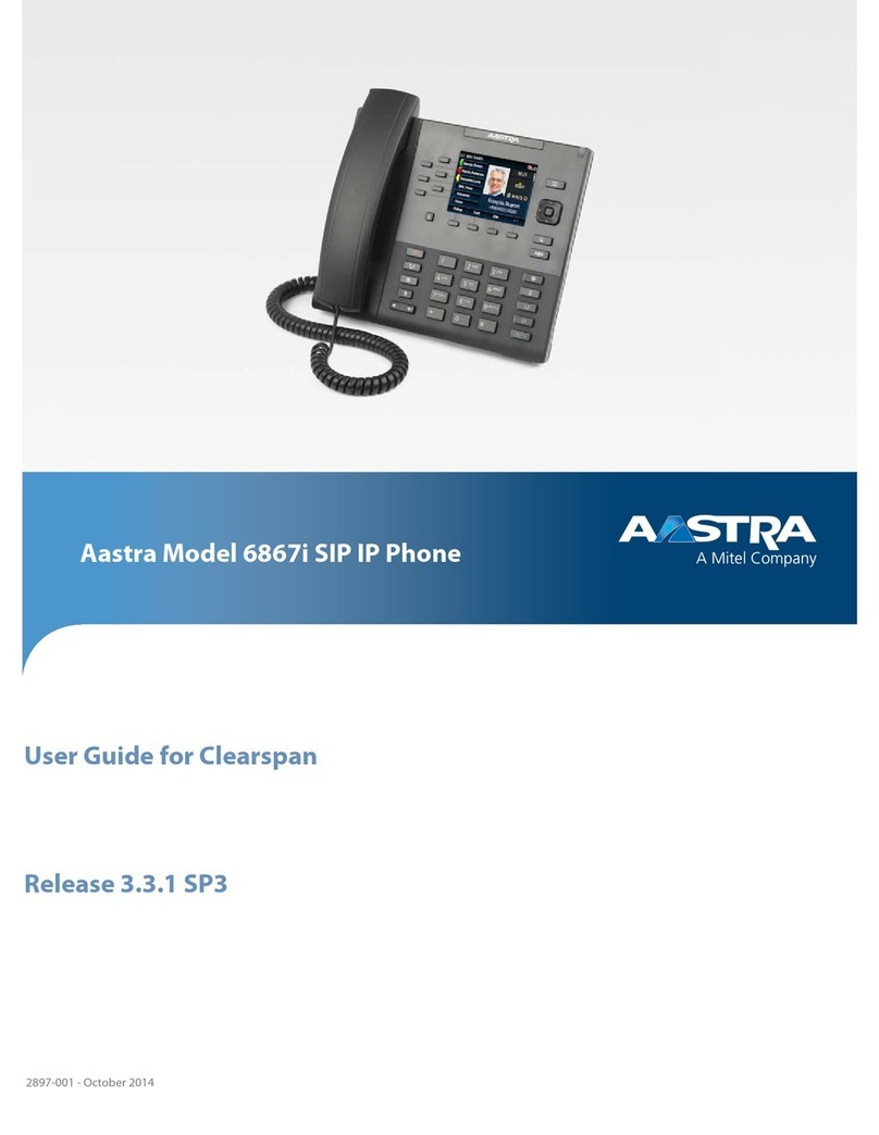 Aastra 6867i User manual