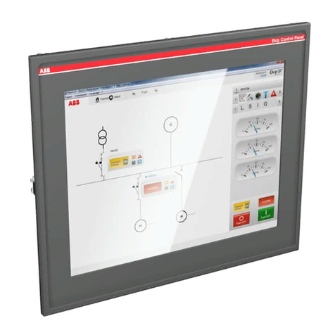 ABB Controlpanel operating instructions