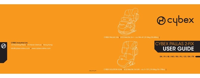 CYBEX PALLAS 2-FIX User manual CYBEX PALLAS 2-FIX User manual