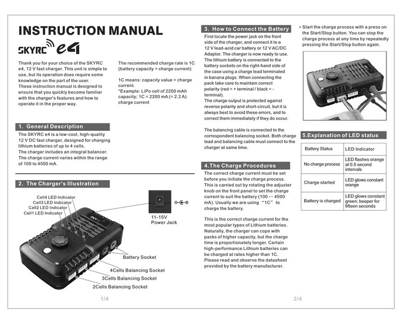 Skyrc e4 User manual