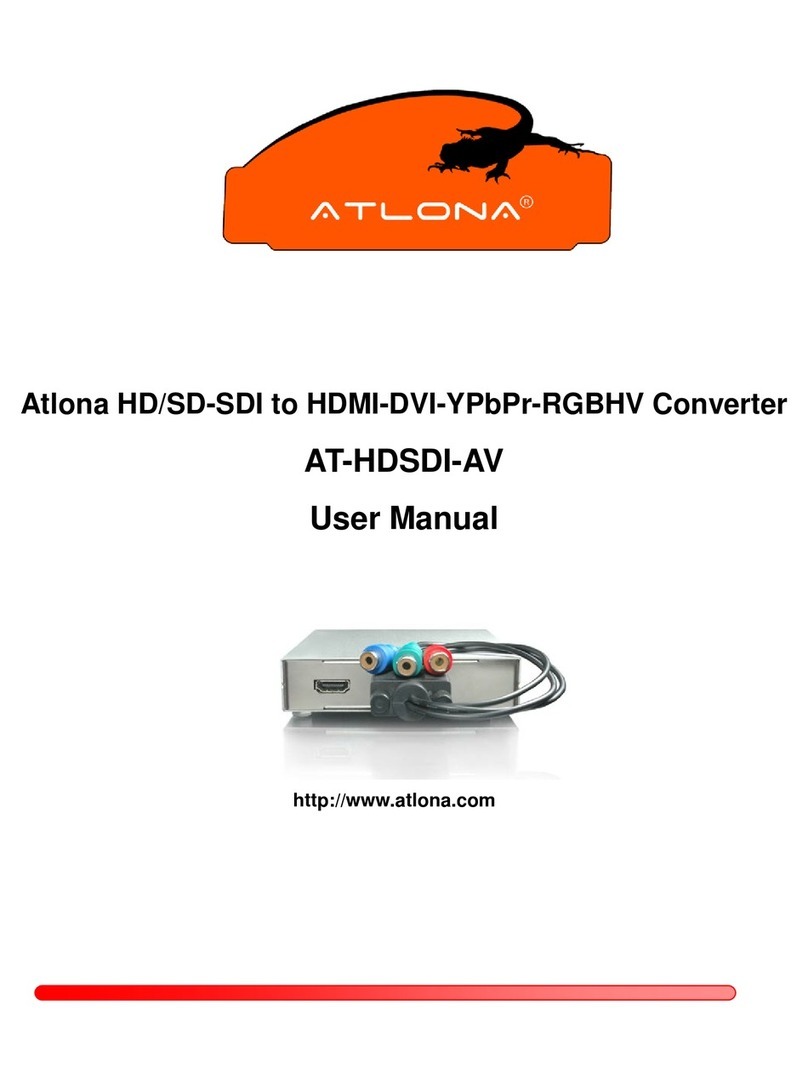 Atlona AT-HDSDI-AV user manual
