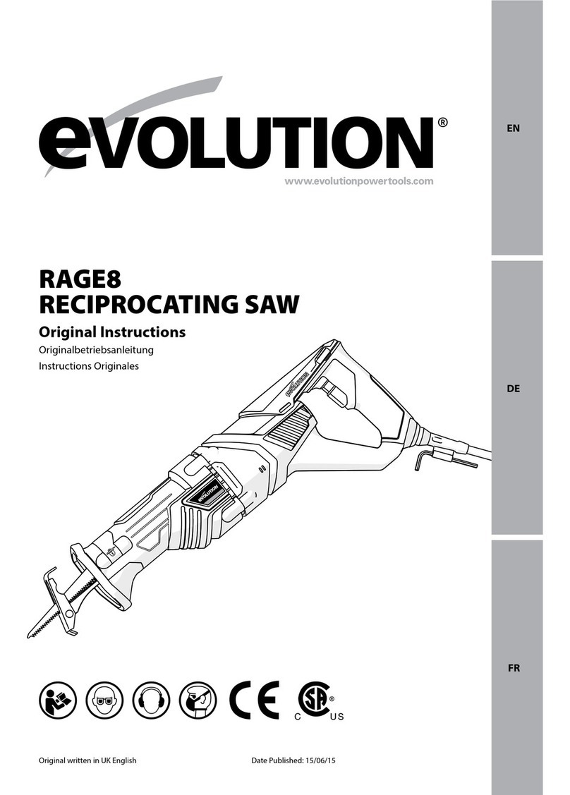 Evolution RAGE8 User manual