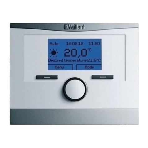 Vaillant VRT 350f operating instructions