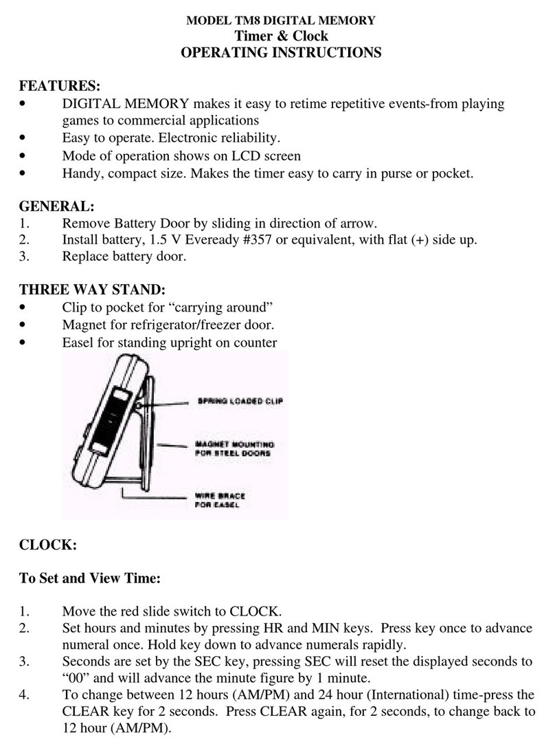 Component Design TM8 operating instructions