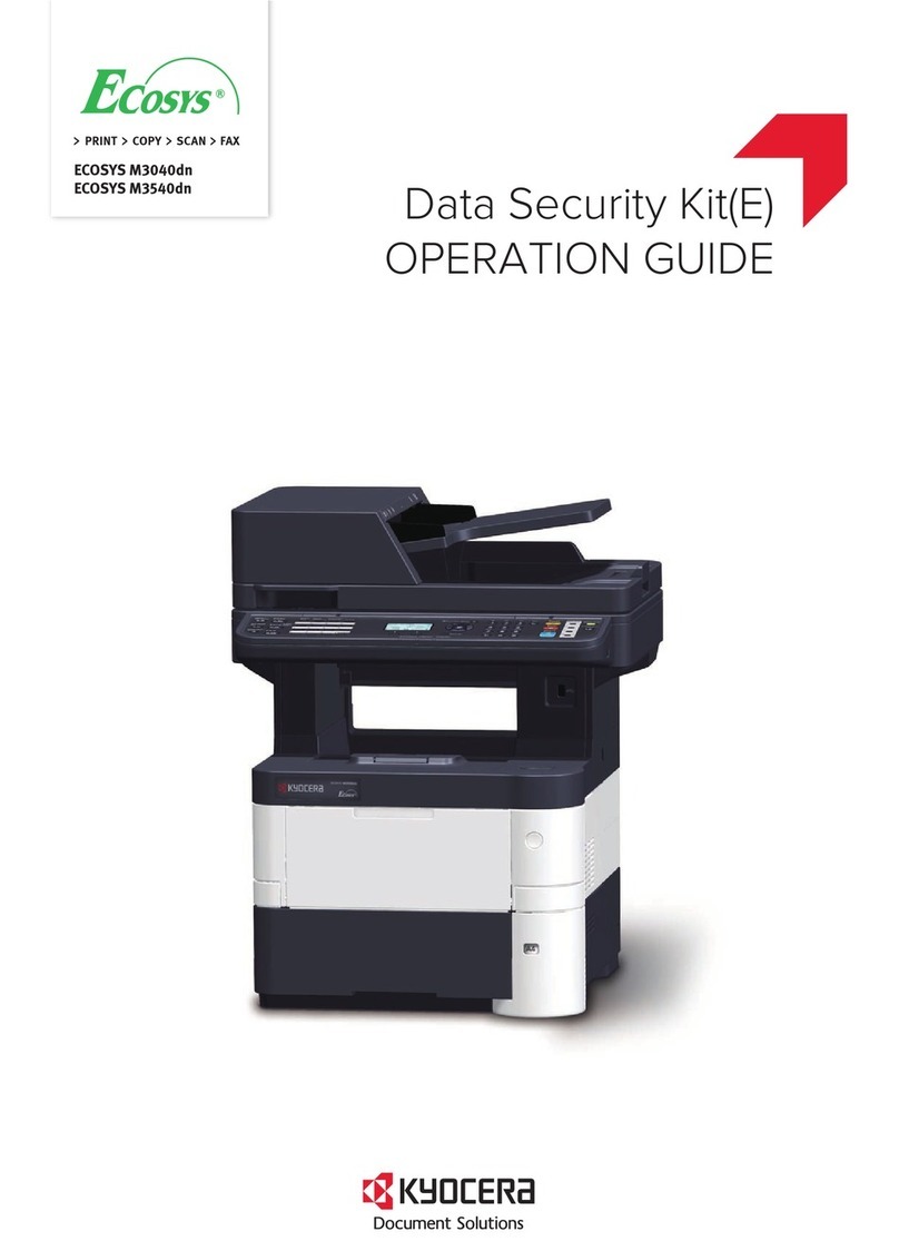 Kyocera ECOSYS M3040dn User manual Kyocera ECOSYS M3040dn User manual