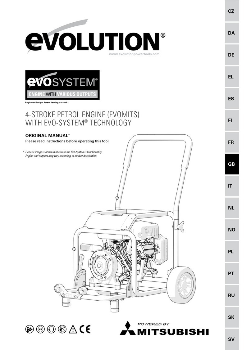 Evolution Portable Generator Operation instructions