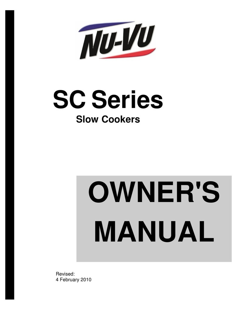 NUVU SC Series owner's manual