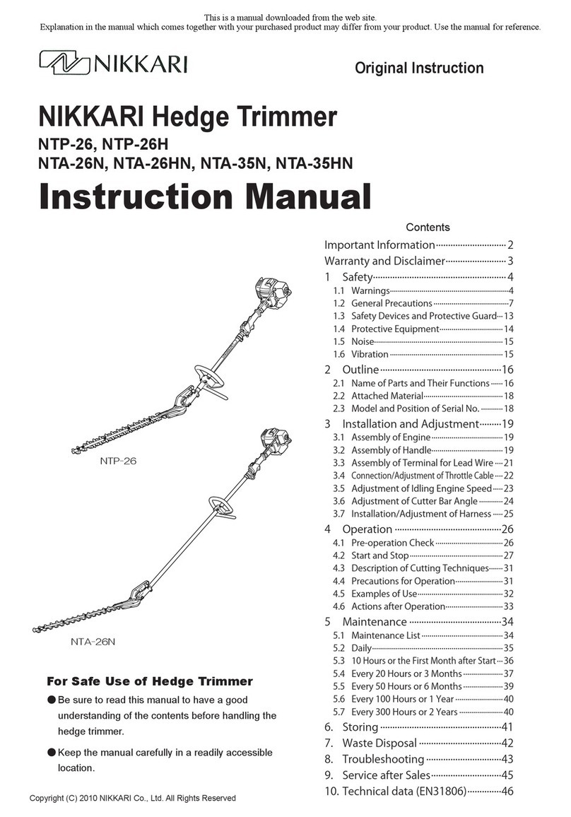 NIKKARI NTP-26 instruction manual