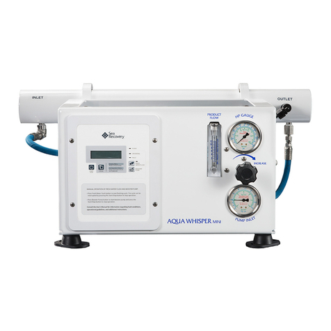 Sea Recovery Aqua Mini 170 User manual