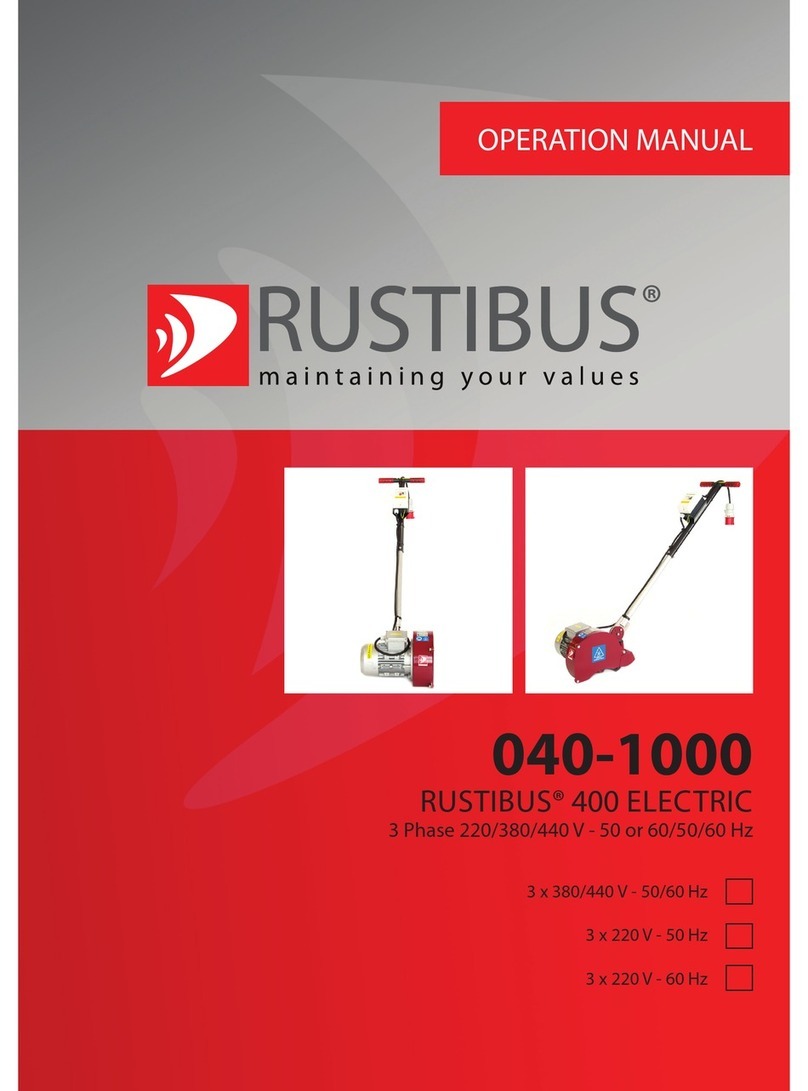 Rustibus 040-1000 Operation manual