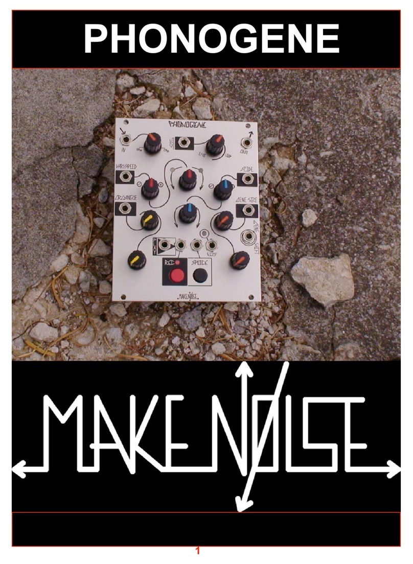 Make Noise PHONOGENE owner's manual