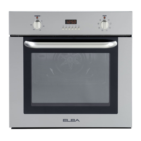 Elba EBO9810S Installation and operating instructions Elba EBO9810S Installation and operating instructions
