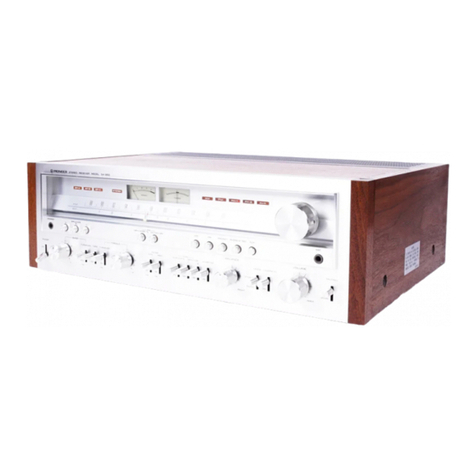 Pioneer SX-950 operating instructions