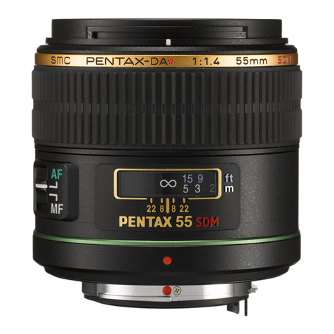 Pentax smc -DA INTERCHANGEABLE LENS User manual