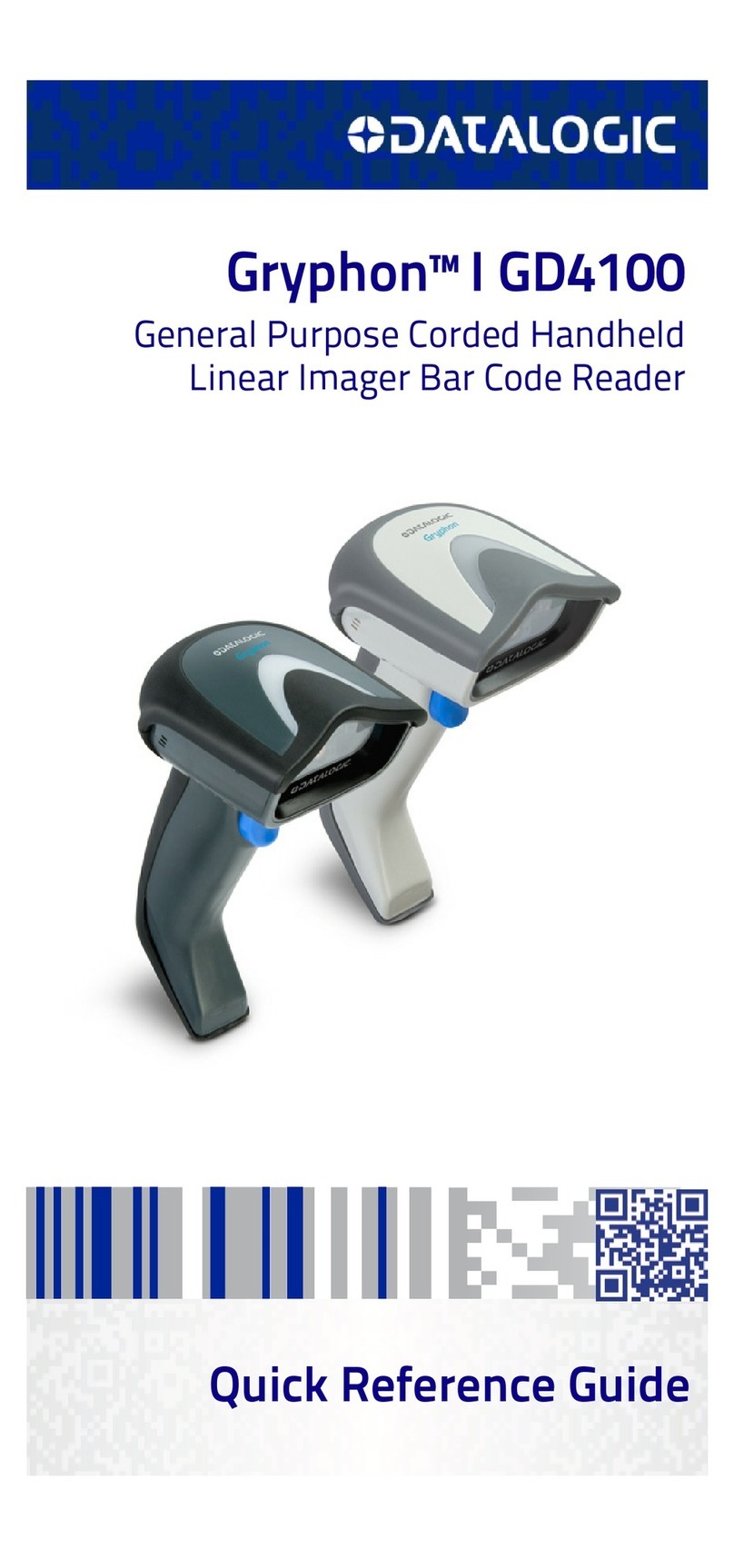 Datalogic Gryphon I GD4100 User manual