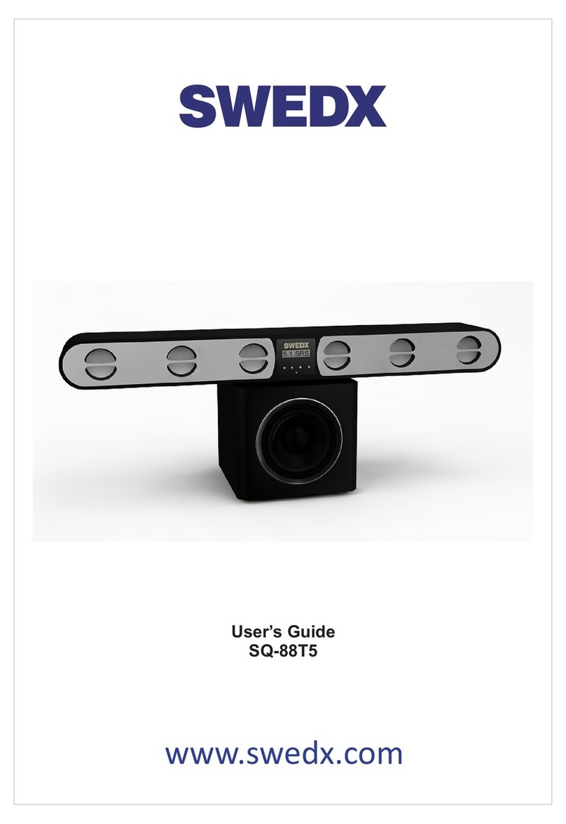 SWEDX SQ-88T5 user guide