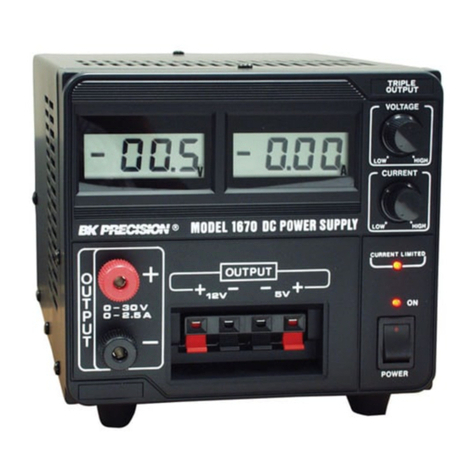 B+K precision 1670 User manual