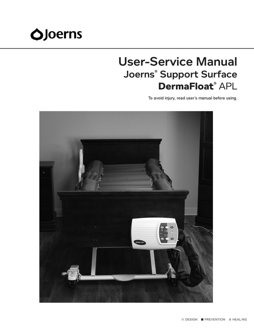 Joerns Healthcare DermaFloat APL User & service manual