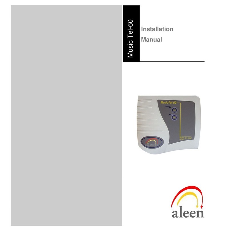 aleen Music Tel-60 installation manual