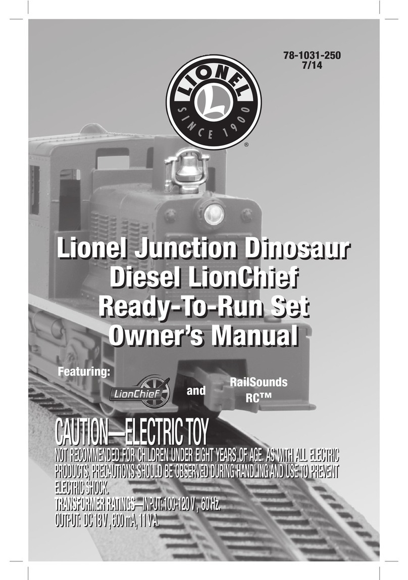 Lionel Junction Dinosaur Diesel LionChief Ready-To-Run... User manual