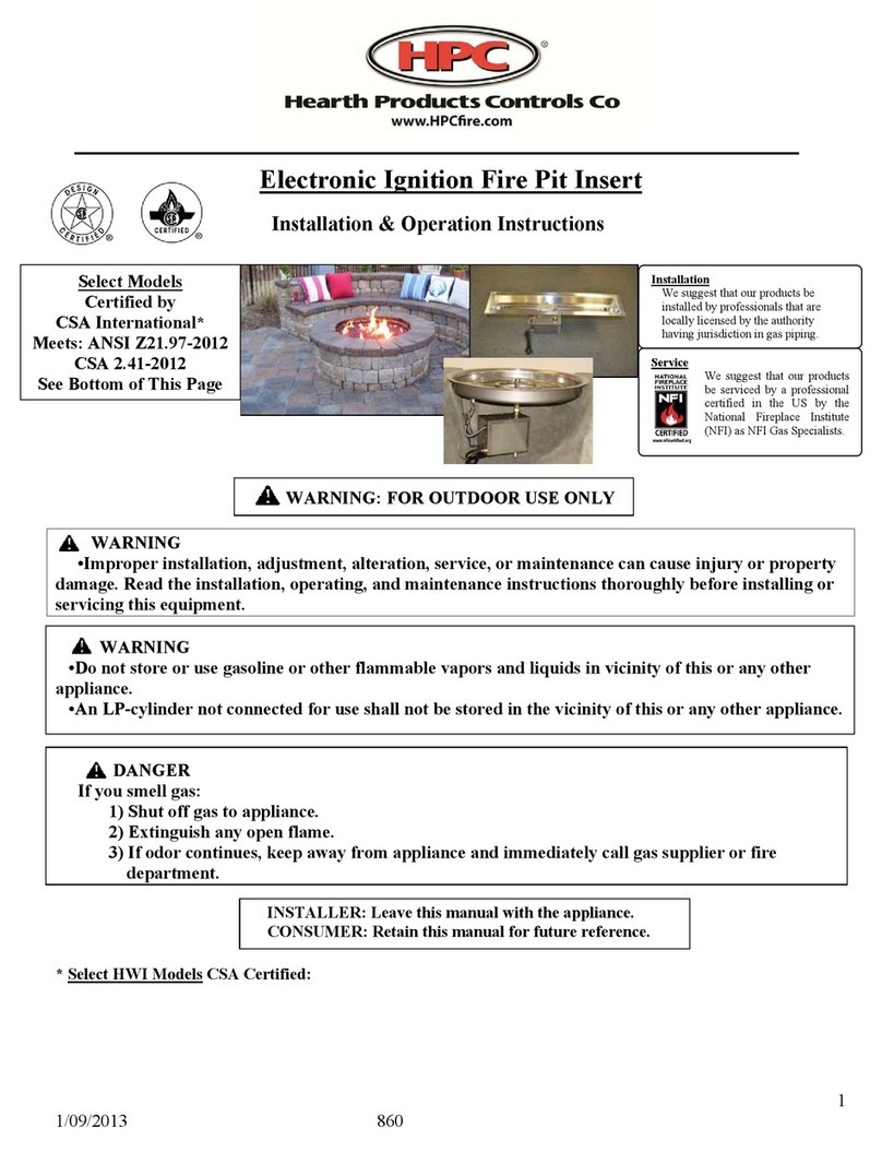 HPC 24SS50HWI?TRGH Installation & operation instructions