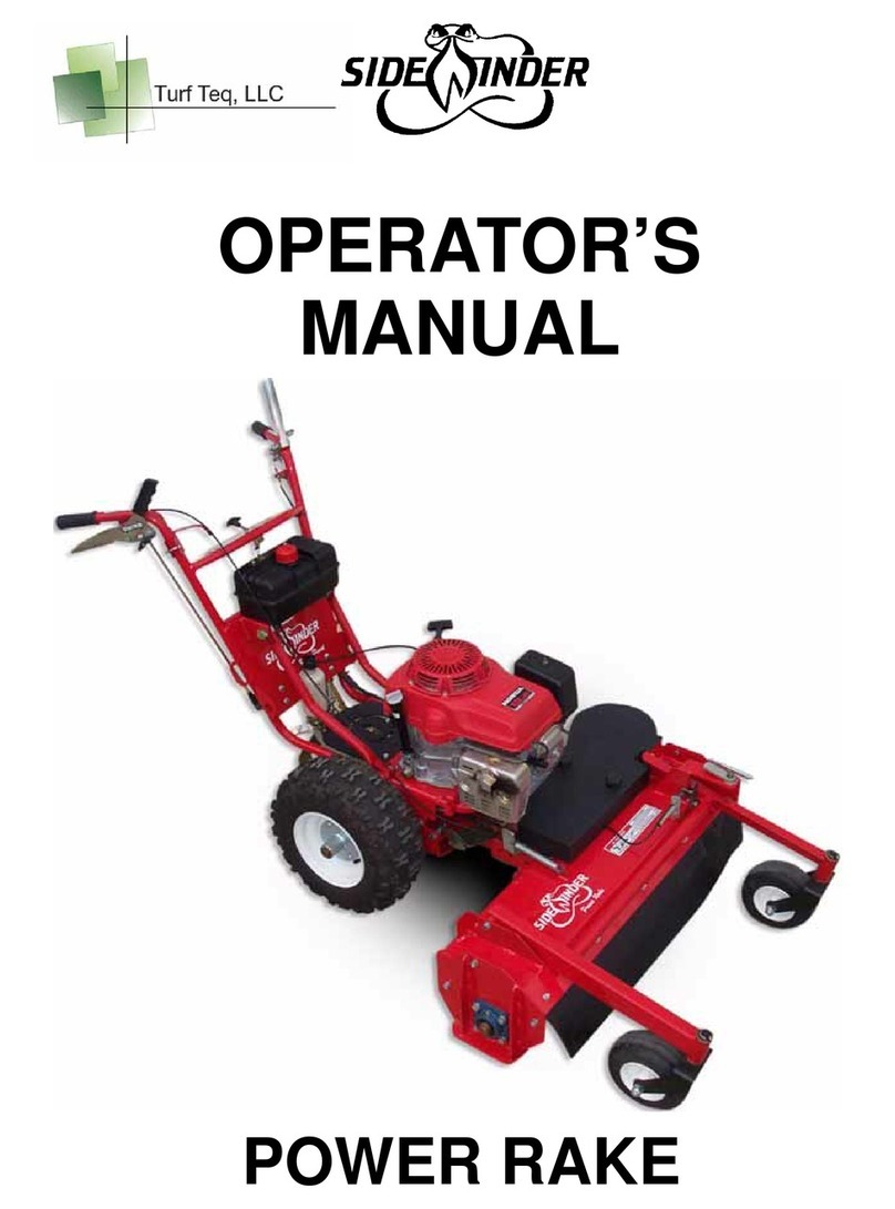 Turf Teq Sidewinder Operator's manual