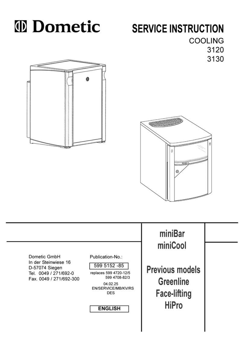 Dometic RH330LD Original operating manual