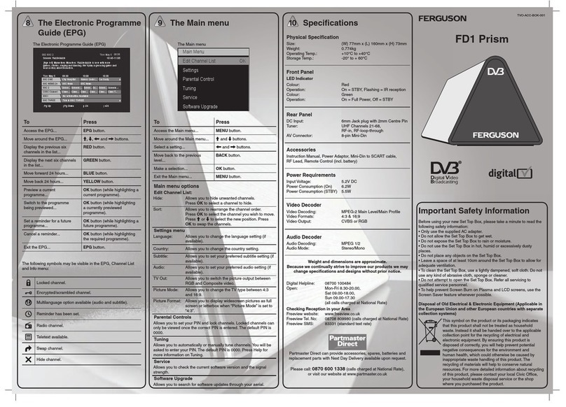 Ferguson FD1 Prism manual