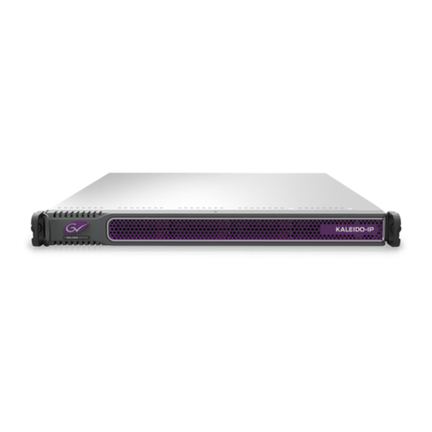 GRASS VALLEY Kaleido-IP X310 quick start guide