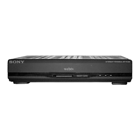 Sony INT-W200 User manual