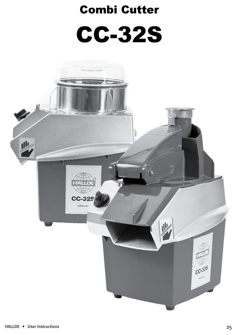 Hallde CC-32S User instructions
