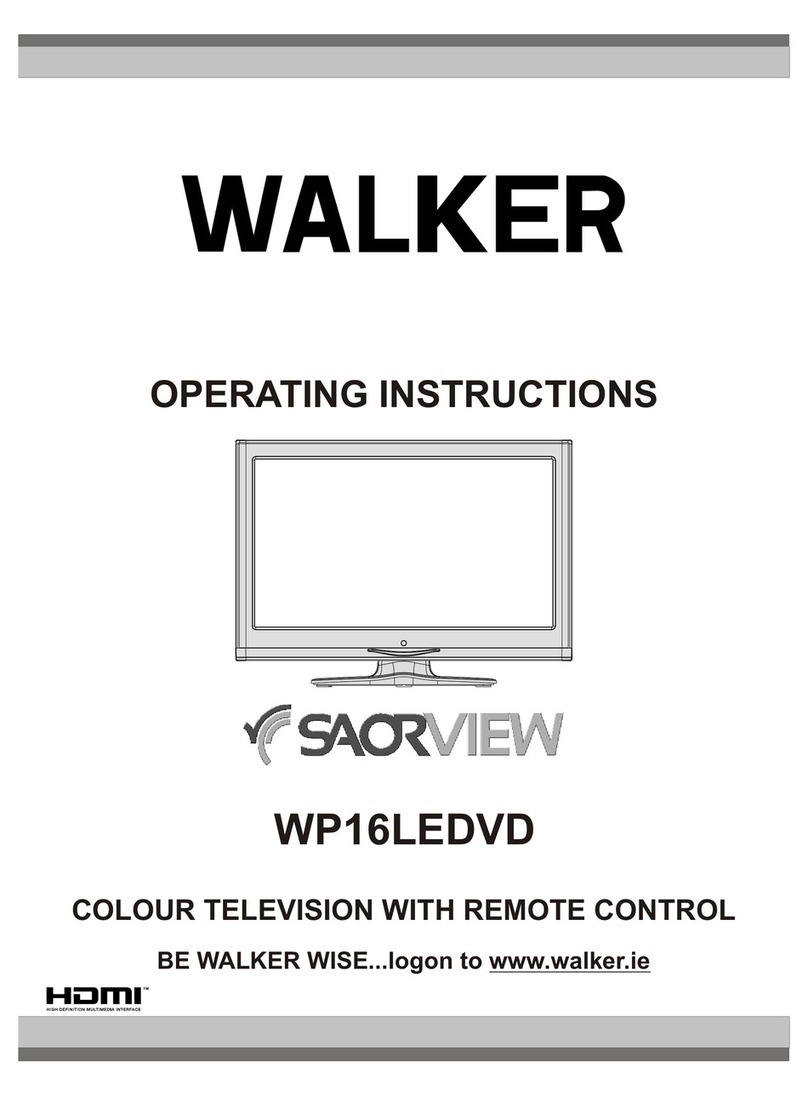 Walker WP16LEDVD Saorview User manual