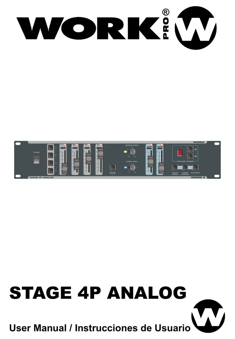 WorkPro STAGE 4P ANALOG user manual