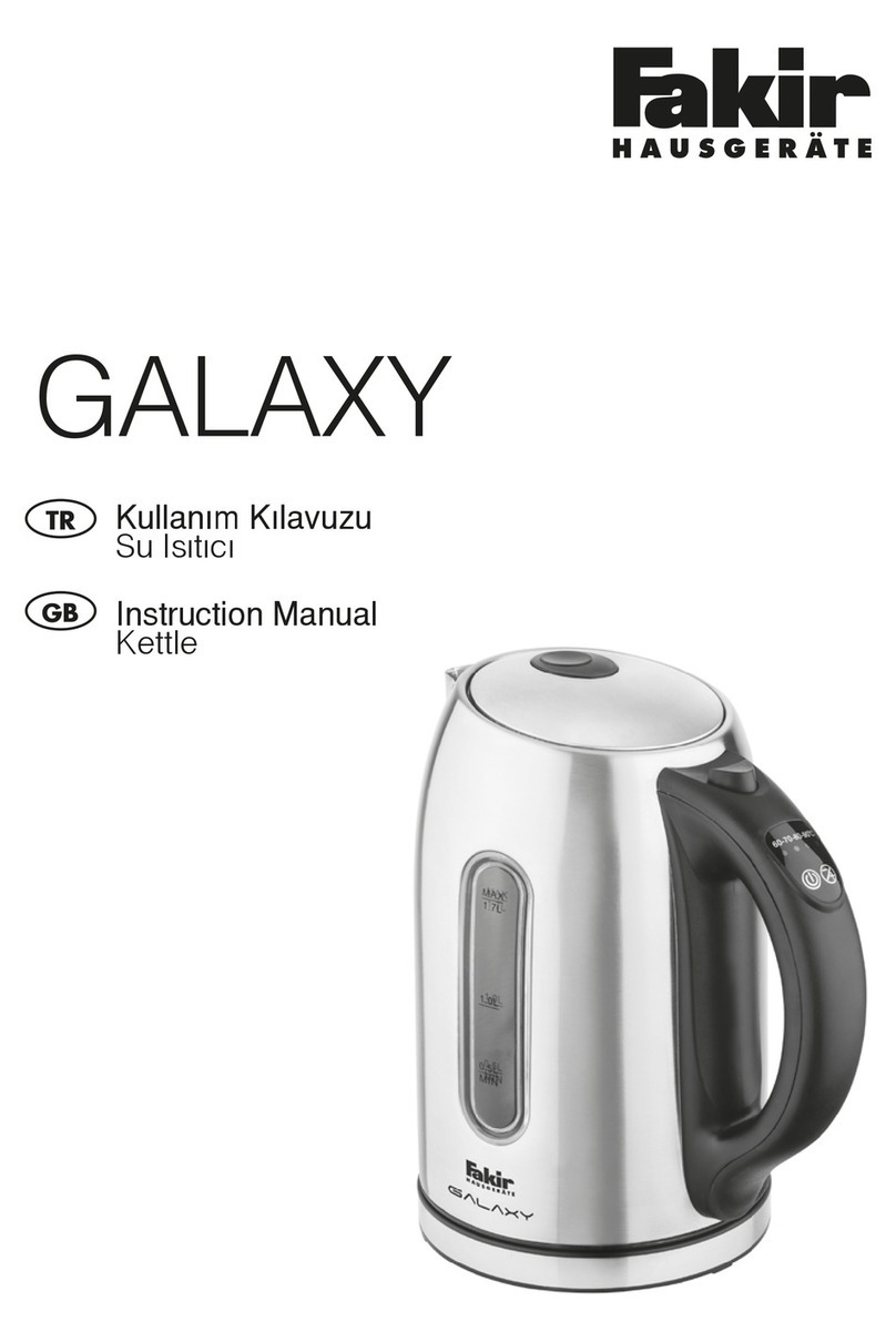 Fakir GALAXY instruction manual