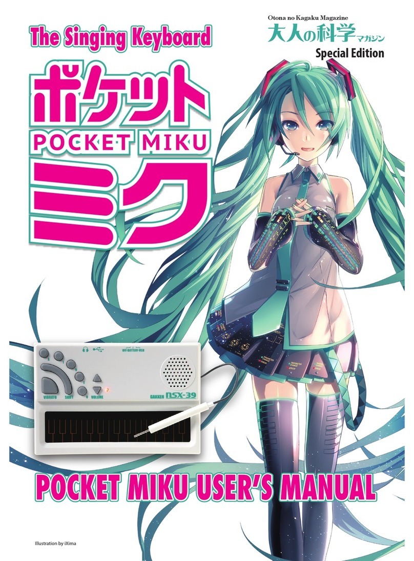 Yamaha Pocket Miku User manual